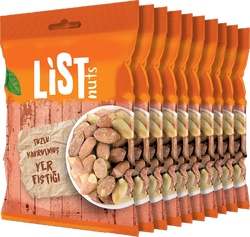 List Nuts Tuzlu Yer Fıstığı 10 x 75 g - Thumbnail