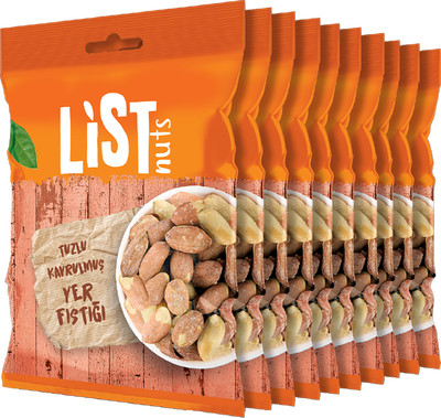 List Nuts Tuzlu Yer Fıstığı 10 x 75 g