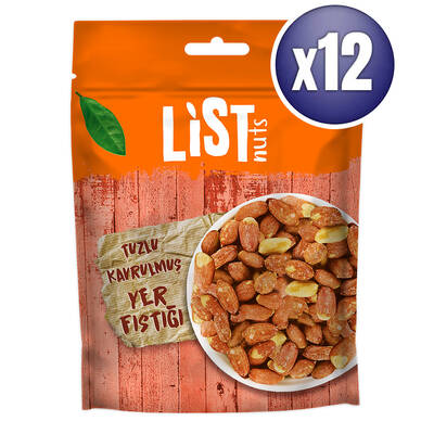 List Nuts Tuzlu Yer Fıstığı 12 x 150 g