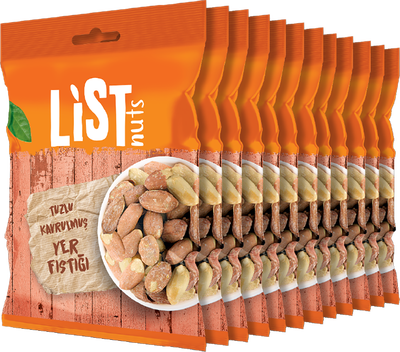 List Nuts Tuzlu Yer Fıstığı 12 x 75 g