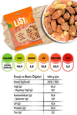 List Nuts Tuzlu Yer Fıstığı 12 x 75 g