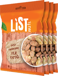 List Nuts Tuzlu Yer Fıstığı 4 x 75 g - Thumbnail