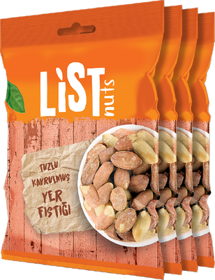 List Nuts Tuzlu Yer Fıstığı 4 x 75 g