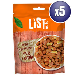 List Nuts - List Nuts Tuzlu Yer Fıstığı 5 x 150 g