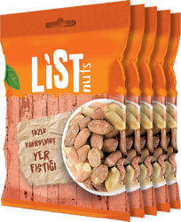 List Nuts Tuzlu Yer Fıstığı 5 x 75 g - Thumbnail