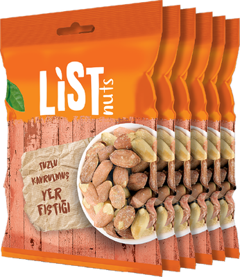 List Nuts Tuzlu Yer Fıstığı 6 x 75 g