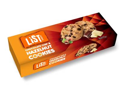 List Snacks Çikolata Parçacıklı Fındıklı Cookies 170 g