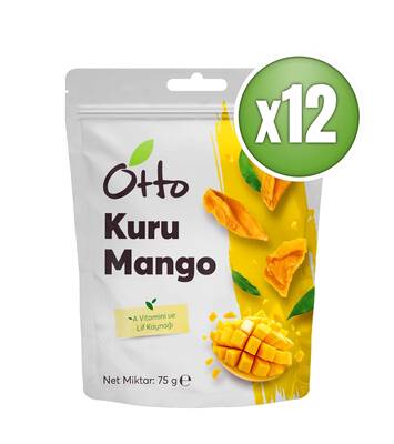 Otto Dried Fruits Kuru Mango 12 x 75 gr Otto Dried Fruits Kuru Mango 12 x 75 gr