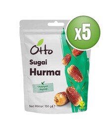 Otto Dried Fruits - Otto Dried Fruits Vegan Sugai Hurma 5 x 150 gr