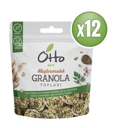 Otto Nuts - Otto Nuts Maydonozlu Dere Otlu Granola Topları 12 x 25 g