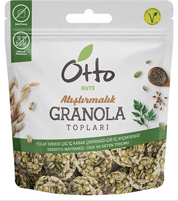 Otto Nuts Maydonozlu Dere Otlu Granola Topları 25 g
