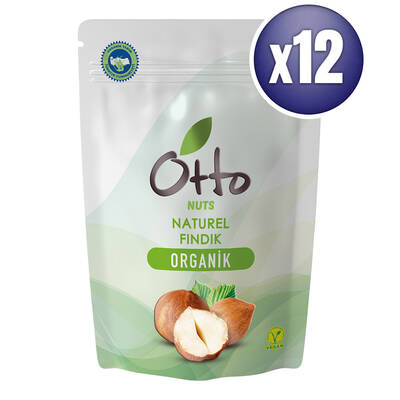 Otto Nuts Organik Çiğ Fındık 12 x 150 g