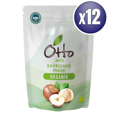 Otto Nuts Organik Kavrulmuş Fındık 12 x 150 g