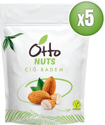 Otto Nuts - Vegan Çiğ Badem 5 x 150 g