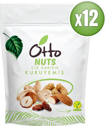Vegan Çiğ Karışık Kuruyemiş 12 x 150 g - Thumbnail