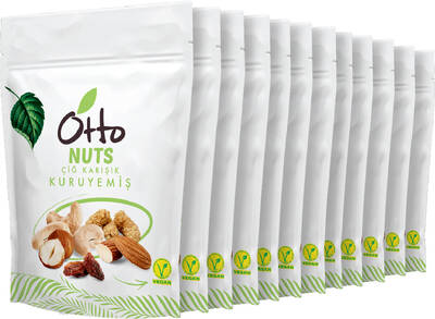 Vegan Çiğ Karışık Kuruyemiş 12 x 150 g