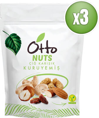 Vegan Çiğ Karışık Kuruyemiş 3 x 150 g