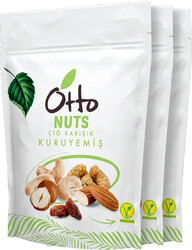 Vegan Çiğ Karışık Kuruyemiş 3 x 150 g - Thumbnail
