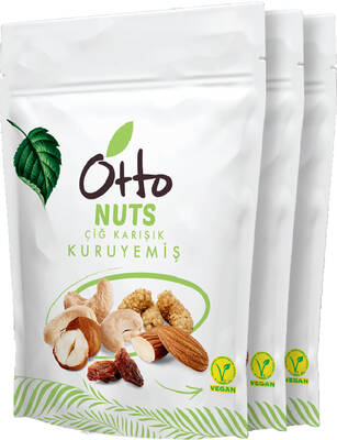 Vegan Çiğ Karışık Kuruyemiş 3 x 150 g