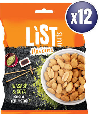 Wasabi & Soya Soslu Yer Fıstığı 12 x 150 g